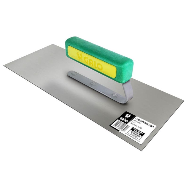Desempenadeira em Aço inox Cabo Aberto - 120x290mm - 00113/00 - GALO