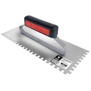 Desempenadeira em Aço Temperado Dentada com Cabo Fechado 120x290mm - 212/03 - GALO