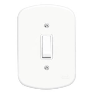 Interruptor com uma Tecla Paralelo 10A 250 Volts Blanc - 0594 - FAME