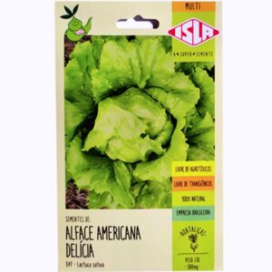 Sementes de Alface Americana Delícia - 0,5 Gramas - 4721 - ISLA