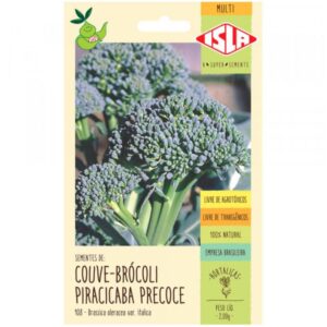 Sementes de Couve-Brócolis Piracicaba Precoce com 2 Gramas - 10821 - ISLA