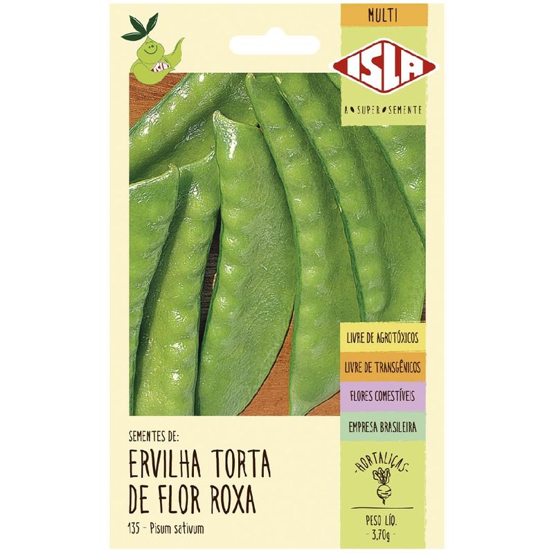 Sementes de Ervilha Torta de Flor Roxa 3 Gramas - 13521 - ISLA