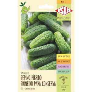 Sementes de Pepino Pioneiro Híbrido em Conserva com 1,9 Gramas - 20021 - ISLA