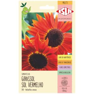 Sementes de Girassol Vermelho com 0,8 Gramas - 39823 - ISLA