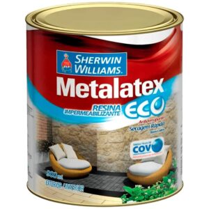 Eco Resina Impermeabilizante A Base De Água 900ml Metalatex - 7490002 - SHERWIN WILLIAMS