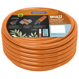 Mangueira Super Flexível Trançada de 1/2"" Para Jardim Com 30 Metros - 79212301 - TRAMONTINA