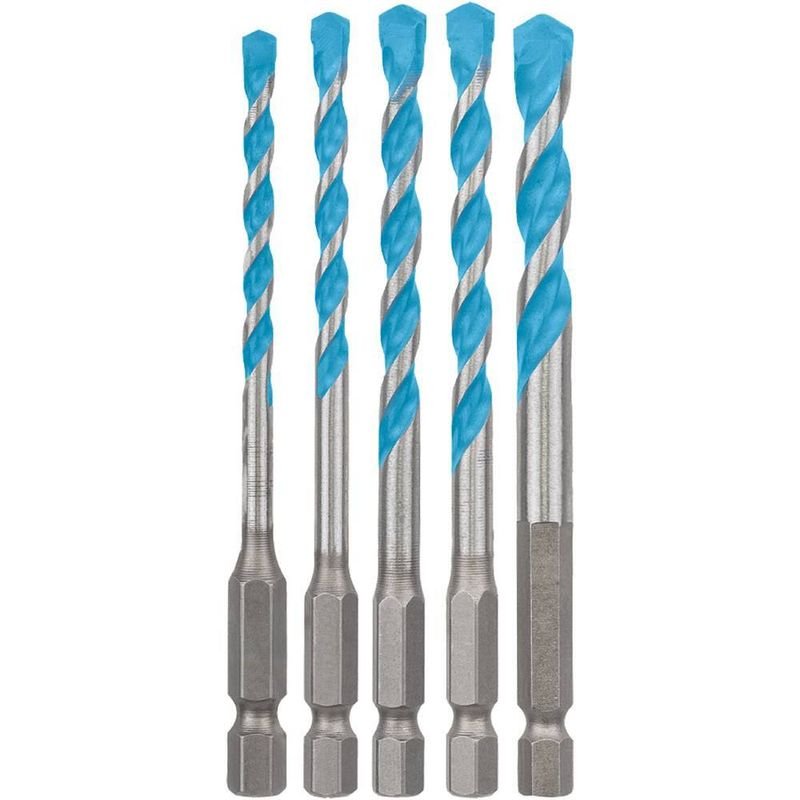 Jogo De Brocas Multiconstrução, Mecha Multimaterial HEX-9 Com 5 Peças 4/5/6/6/8mm- 2608900585000 - BOSCH