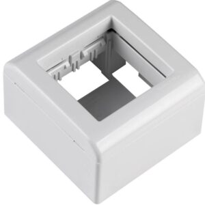 Caixa de Sobrepor Branca de 2 Postos Lixflex - 57303002 - TRAMONTINA