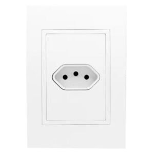 Conjunto Tomada 4x2 10A Horizontal - RVB -1000/29 - RAVENNA