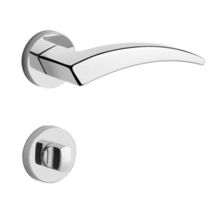 Fechadura para Banheiro Flexa 55mm Cromado - 42-2444 - LOCKWELL