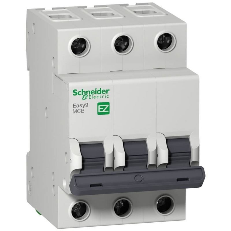 Disjuntor Easy9 3P com Curva C de 20 Ampères e 400 Volts - EZ9F33320 - SCHNEIDER