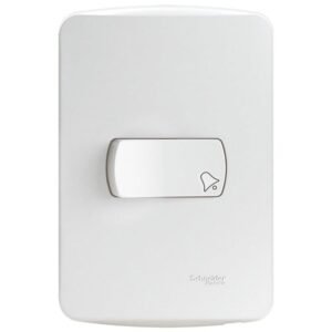 Conjunto Pulsador de Campainha 10 Amperes 250 Volts Branco Miluz - S3B62460 - SCHNEIDER