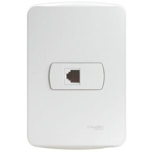 Conjunto Tomada RJ11 2 Fios Branco Miluz - S3B64900 - SCHNEIDER