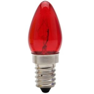 Lâmpada Chupeta 7 Watts 127 Volts Vermelha - 8499 - BRASFORT