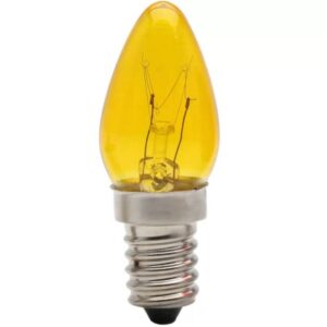 Lâmpada Chupeta 7 Watts 220 Volts Âmbar - 8501 - BRASFORT