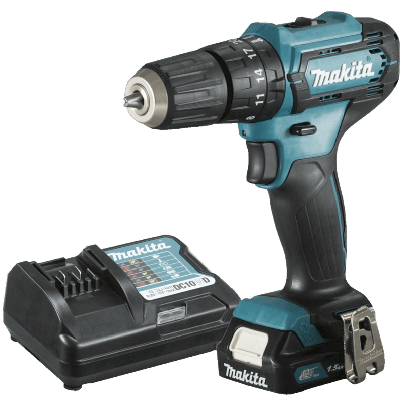 Parafusadeira Furadeira de Impacto a Bateria 12 Volts + Carregador - HP333DWYX3 - MAKITA
