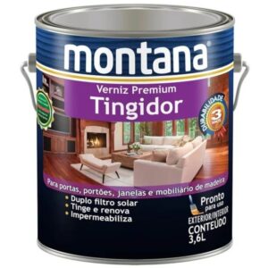 Verniz Premium Tingidor 3,6 Litros Mogno - 33C560550 - MONTANA
