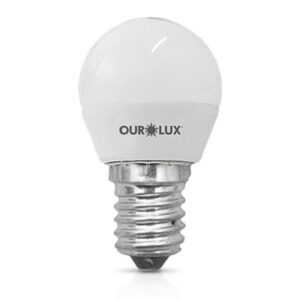 Lâmpada Superled Bolinha G45 de 4 Watts e 2700K - 20008 - OUROLUX