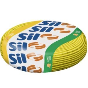 Cabo Flexsil de Cobre 4mm 750 Volts Amarelo com 100 Metros - 3.019 AM - SIL