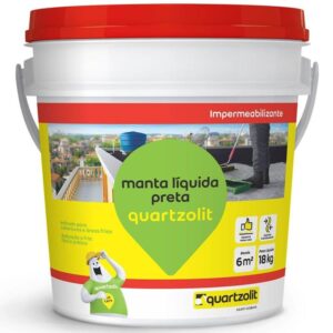 Manta Líquida Preta 3,6 Kilos - 30942.03.34.056 - QUARTZOLIT