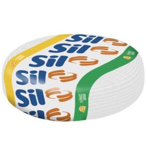 Cabo Flexsil de Cobre 6mm 750 Volts Branco com 100 Metros - 3.020BR - SIL