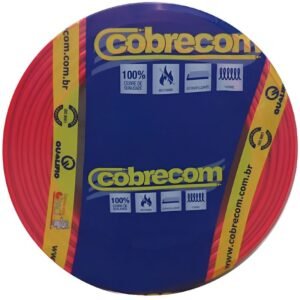 Cabo Flexível de Cobre 4,0mm 750 Volts Vermelho 100 Metros - 1150606401 - COBRECOM