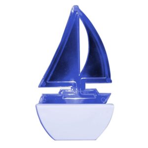 Abajour Luz Noturna Led Barco 220 Volts Azul - 8653 - BRASFORT
