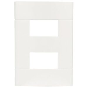 Placa 4x2 2 Postos Separados Branca Lunare - PRM44221 - SCHNEIDER