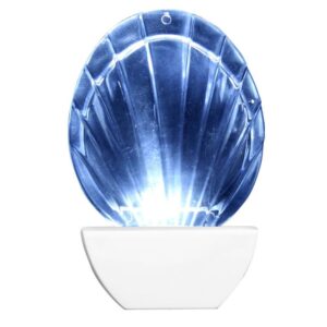 Abajour Luz Noturna Led Concha 127 Volts Branco - 8656 - BRASFORT