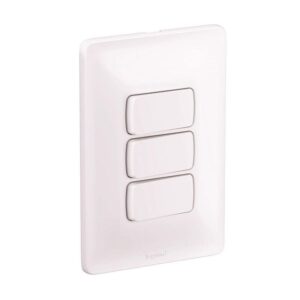 3 Interruptores Simples 4X2 10A 250V Zeffia - 680102 - PIAL