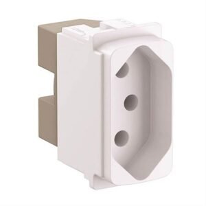 Tomada 2p+T 10A 250V 1 Módulo Zeffia - 680160 - PIAL