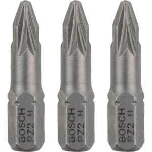 Bits Pozidrive Extra Hard PZ2 25mm 3 Unidades - 2607001558000 - BOSCH