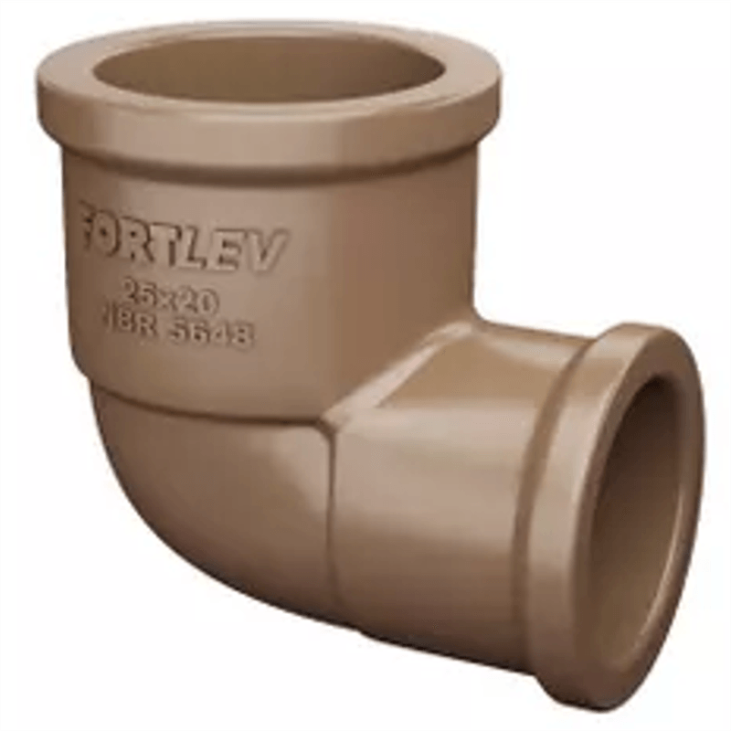 Joelho 90 Redução Soldavel 25x20mm - 10422523 - FORTLEV