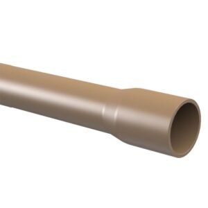 Tubo de PVC Marrom Soldável Marrom 1.1/2"" 50mm 6 Metros - 10.12.050.0 - TIGRE