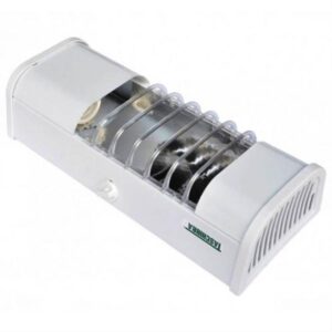 Luminária Compacta 1xE27 Chapa Branca - 12038 - TASCHIBRA