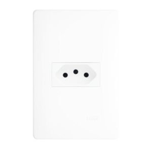 Tomada 2P+T 10A 250 Volts Habitat - 2097 - FAME