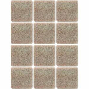 Feltro Sintético para Móveis Pesados Scotch Quadrado Marrom Grande 12 Unidades - HB004262729 - 3M