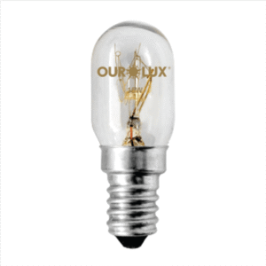 Lâmpada Incandescente para Micro-ondas e Geladeira 15W 127V E14 - 02039 - OUROLUX