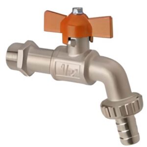 Torneira para Jardim Cromada Esfera com Borboleta 1/2"" - VTJ074CWB - ESTEVES