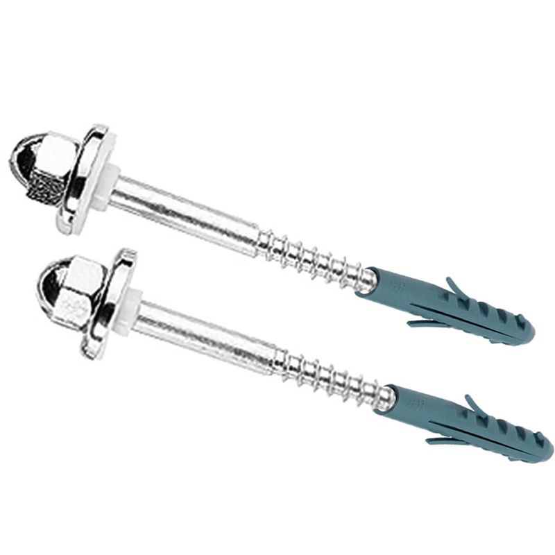 Kit com 2 Parafusos para Fixação de Tanque Aço 1020 Cromado 1/4"" x 120mm - VPF950CWG - ESTEVES