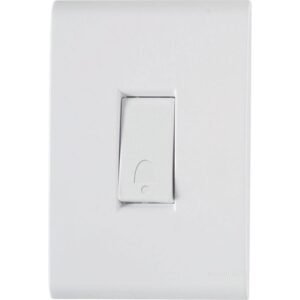 Conjunto Liz Branco 4x2 com 1 Pulsador para Campainha de 10 Ampères e 250 Volts - 57170007 - TRAMONTINA