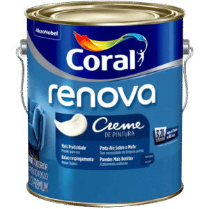 Tinta Creme Renova 3,2 Litros Branco - 5299824 - CORAL
