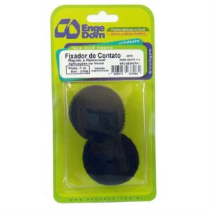 Fixador de Contato Preto 25mm x 1 Metro - 3706 - ENGEDOM
