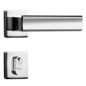 Fechadura para Porta Interna MZ630 Cromada 40mm com Roseta - 03630B4CR - PAPAIZ