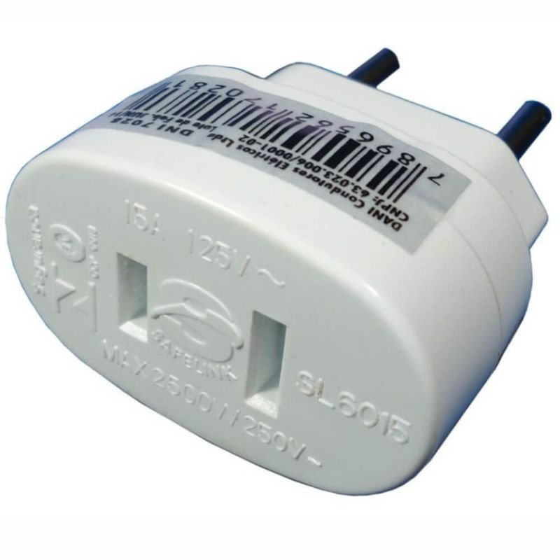 Adaptador Universal 2P Chato para Redondo - 7028 - KEY WEST