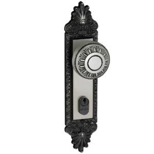 Fechadura Externa Colonial Bola 55mm Zamac Latão Oxidado - 013837 - ALIANÇA