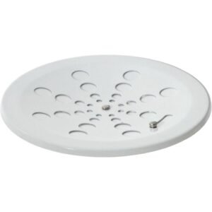 Ralo Grelha Redonda Branca 15cm Sem Caixilho - ESTILMAX