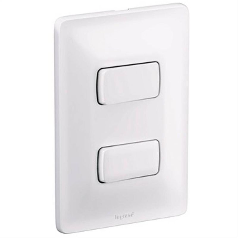 Interruptor Simples + Interruptor Paralelo 10A 250V 4x2 Zeffia - 680103 - PIAL