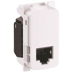 Tomada RJ45 Cat5e UTP Lcs2 1 Módulo Zeffia - 680158 - PIAL