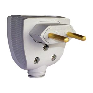 Plugue Profissional Reforçado 2P 20 Ampères Branco - 615831 - PIAL
